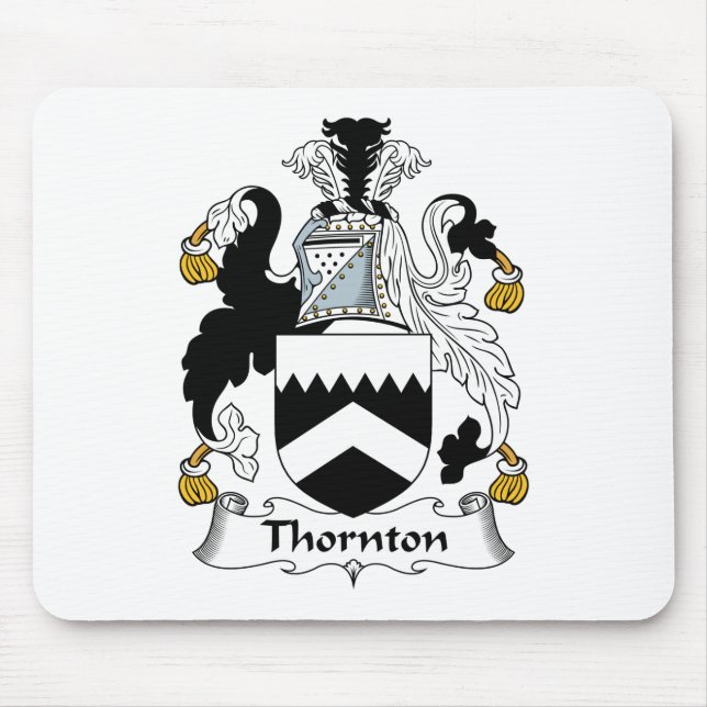 Thornton Family Crest Mouse Pad (Front)