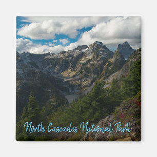 Thornton Lakes View, North Cascades National Park Magnet
