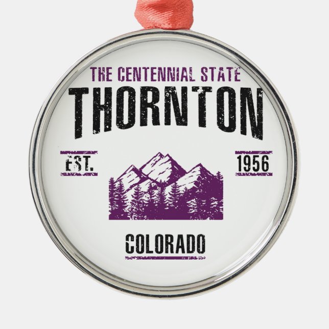 Thornton Metal Tree Decoration (Front)