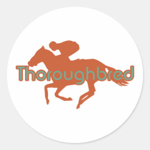 Thoroughbred Classic Round Sticker