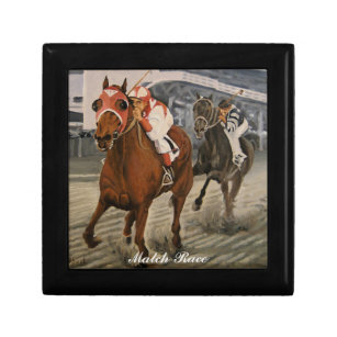 Thoroughbred Equine Wins Horse Race Gift Box