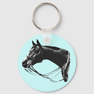Thoroughbred horse keyring