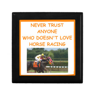 thoroughbred horse racing gift box