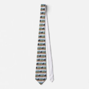 Thoroughbred race horse morning workout tie