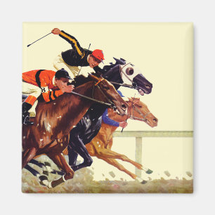 Thoroughbred Race Magnet