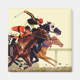 Thoroughbred Race Magnet