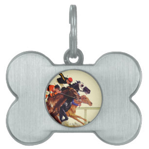 Thoroughbred Race Pet Tag