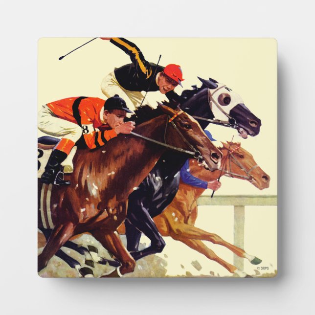 Thoroughbred Race Plaque (Front)