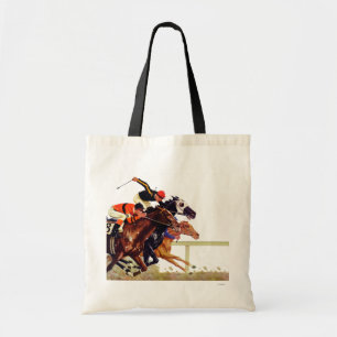 Thoroughbred Race Tote Bag