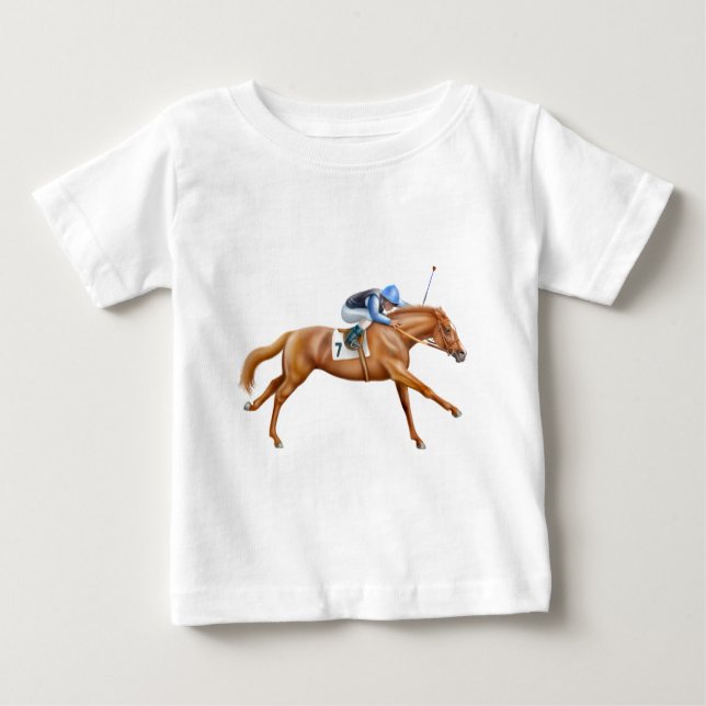 Thoroughbred Racehorse Infant T-Shirt (Front)