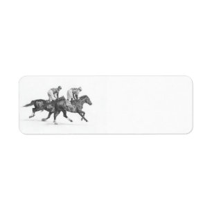 Thoroughbred Racehorse Return Address Labels