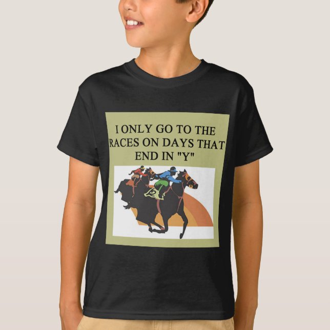 thoroughbred racing lovers T-Shirt (Front)