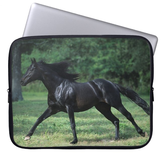 Thoroughbred Running Laptop Sleeve (Front)