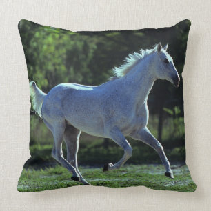 Thoroughbred Stallion Running Cushion