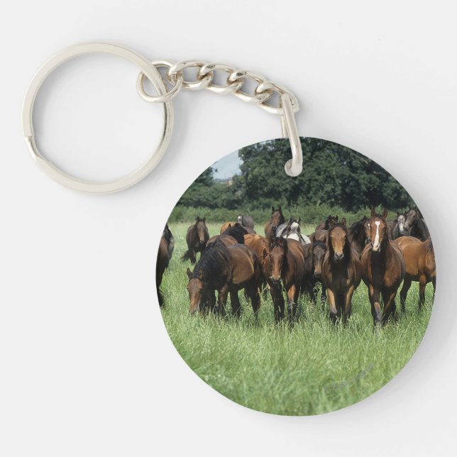Thoroughbred Youngsters Key Ring (Front)