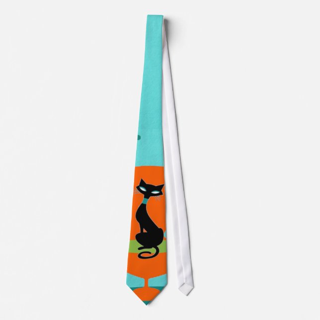 Thoroughly Modern Kitty Tie (Front)