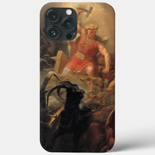 Thor's Fight with the Giants Case-Mate iPhone Case (Back)