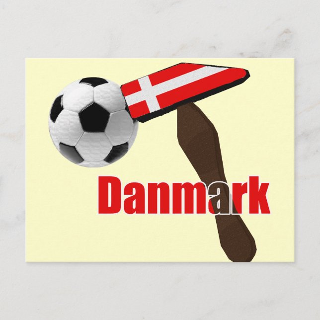 Thors Hammer Danmark Dynamite Fodbold 2014 Postcard (Front)