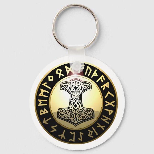 Thor's Hammer Key Ring (Front)