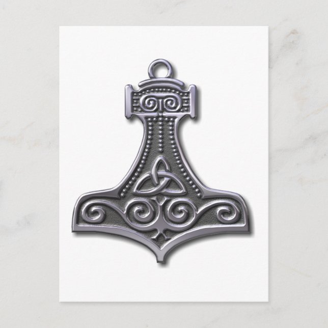 Thor's Hammer-silver Postcard (Front)