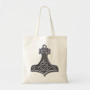 Thor's Hammer-silver Tote Bag