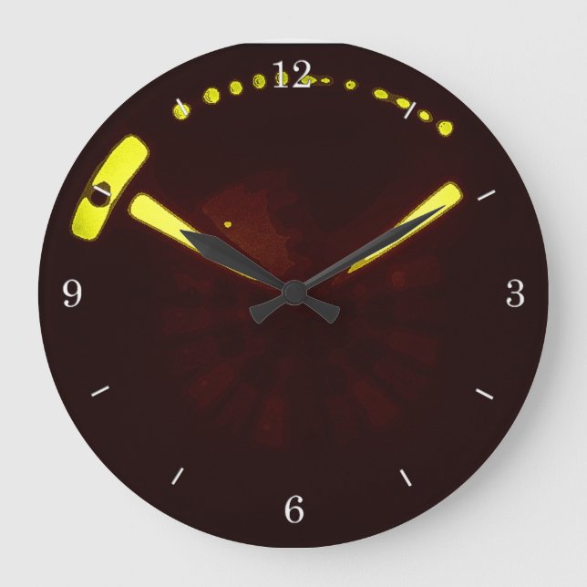 Thors Hammer Wall Clock (Front)