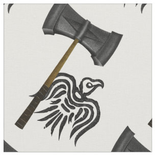 Thor's Viking Battle Hammer Fabric