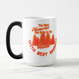 Those 70's Tangerine Camping Memories Magic Mug