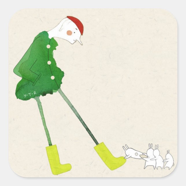 Those Boots  2014 Square Sticker (Front)