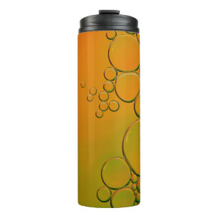 those orange bubbles thermal tumbler