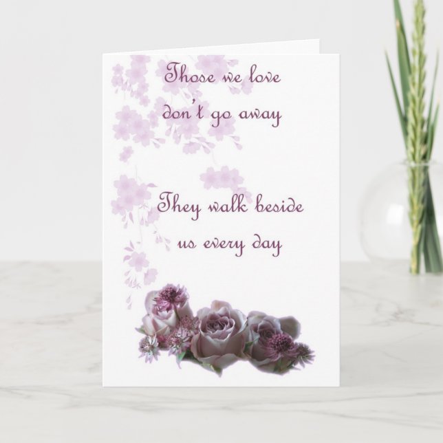 Those we love card (Front)