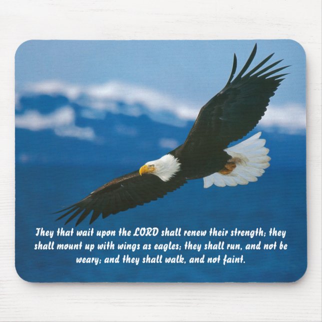 Those Who Wait On The Lord Mouse Pad (Front)