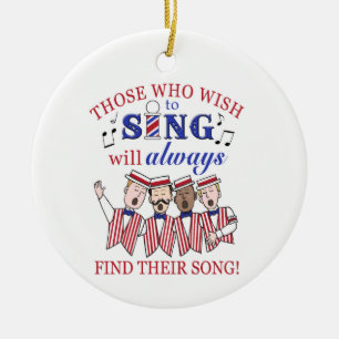 Those Who Wish to Sing - (Male) Ceramic Ornament