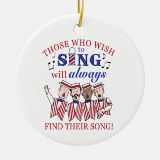 Those Who Wish to Sing - (Male) Ceramic Ornament