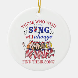 Those Who Wish to Sing Ornament (Female)