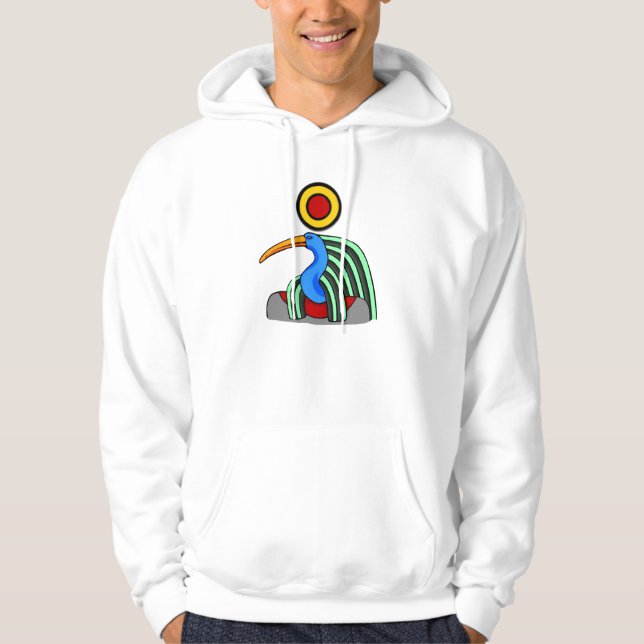 Thoth, Ancient Egyptian God Sports Hoodie (Front)