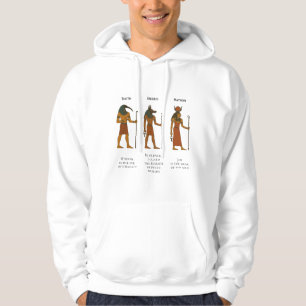 Thoth, Anubis & Hathor - Ancient Egyptian Deity  Hoodie