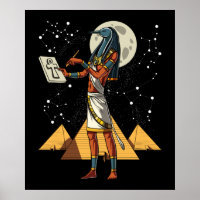 Thoth Egyptian God Ancient Pyramids Mythology