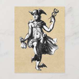 Thoth Hermes Mediaeval Alchemist Postcard