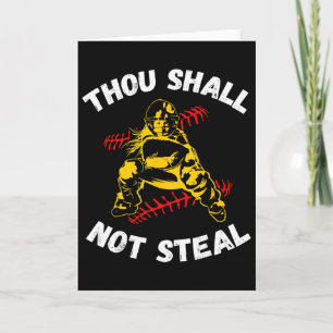 Thou Shall Not Steal Softll Or Sell T Shirt Card