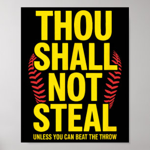 Thou Shall Not Steal, Softll Player Poster
