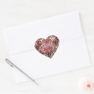 Thou Shall Not Try Me Funny Heart Sticker