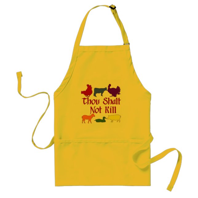 Thou Shalt Not Kill Standard Apron (Front)