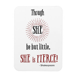though she be but little she is fierce magnet