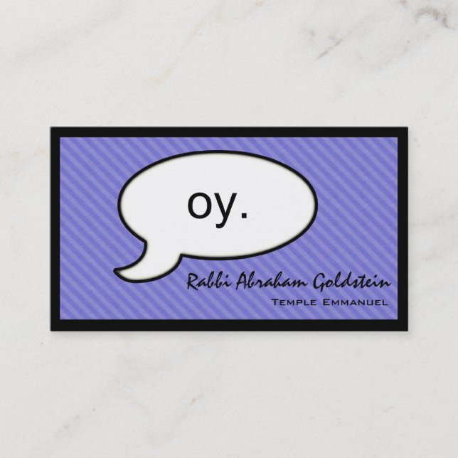 Thought Cloud Oy Rabbi Business Card (Front)