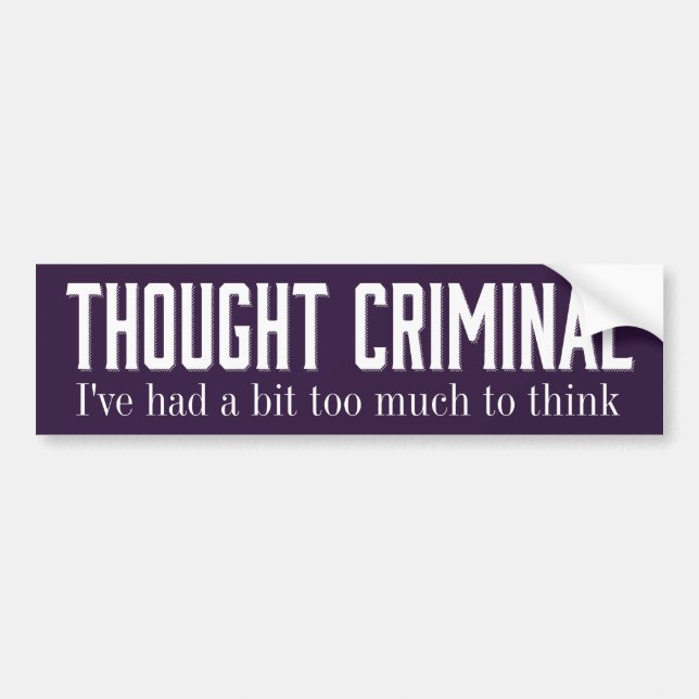 Thought Criminal Stickers (Front)