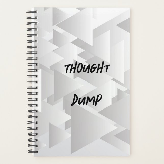 Thought Dump notebook Planner (Front)