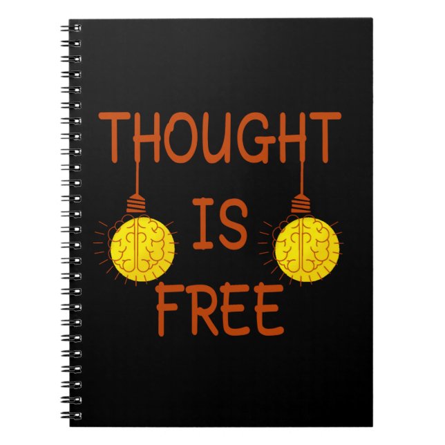 Thought is free notebook (Front)