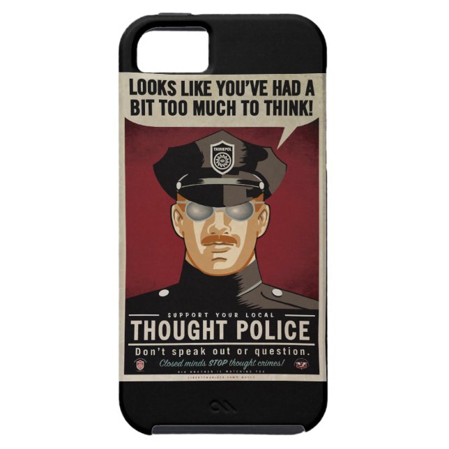 Thought Police Case-Mate iPhone Case (Back)