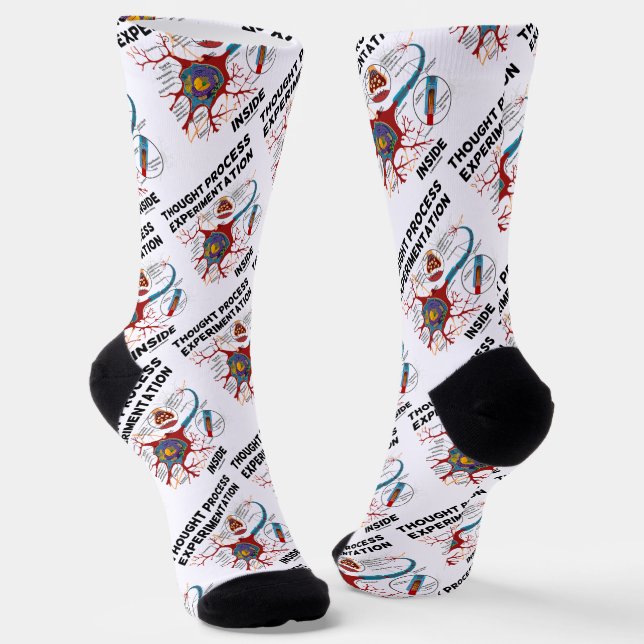 Thought Process Experimentation Inside Neuron Socks (Angled)